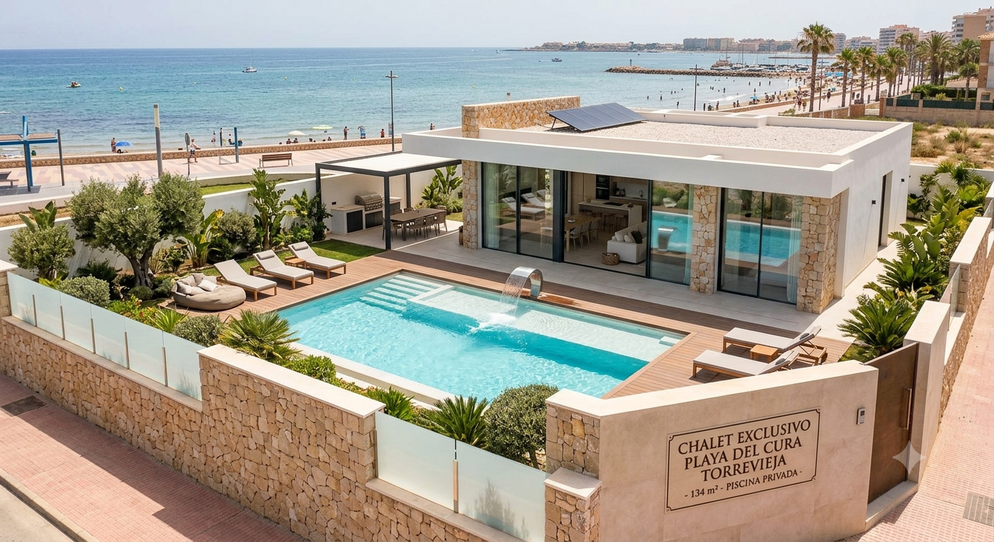 Villa de 380 m² en Guardamar del Segura: diseño, luz y piscina privada