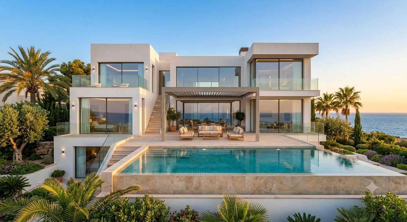 Villa exclusiva con piscina privada en Playa Flamenca — 330 m² de puro diseño